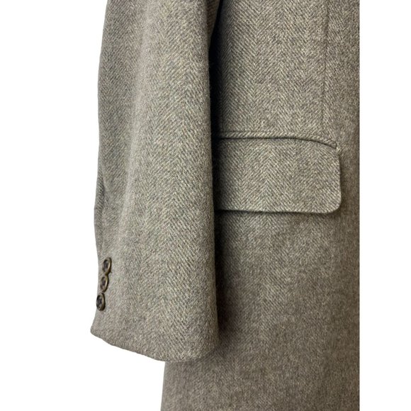 BATTISTONI, Roma 100% Italian Merino Wool Trench Coat, Men's Size Large - Picture 10 of 16